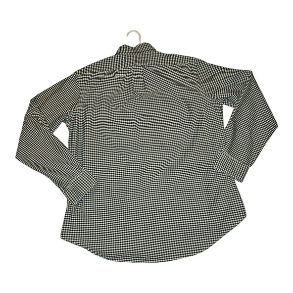 Ralph Lauren Button Down Shirt Large Men's Green Gingham Check Long Sleeve VGT - Picture 7 of 7